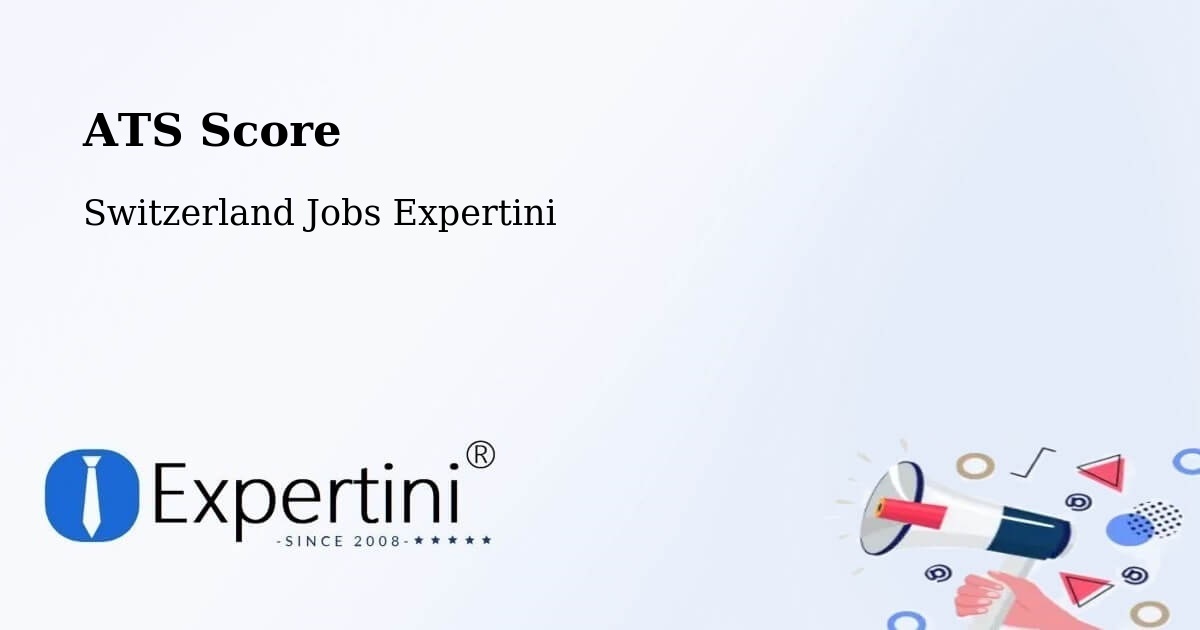 Resume ATS Score & Job Description Match Tool – Chur - Switzerland Jobs Expertini